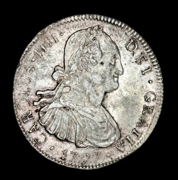 8 reales Carlos IIII 1797 México - Imagen 3