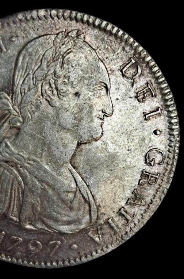 8 reales Carlos IIII 1797 México - Imagen 9