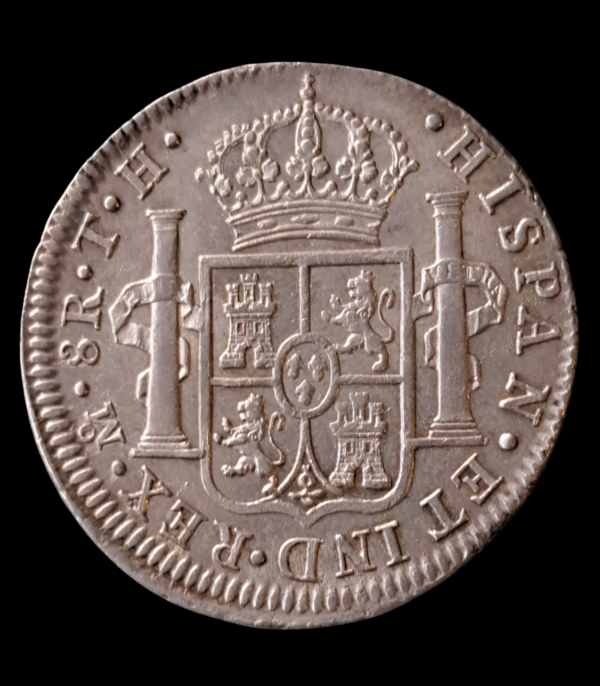 8 reales Carlos IIII México TH 1804 - Imagen 2