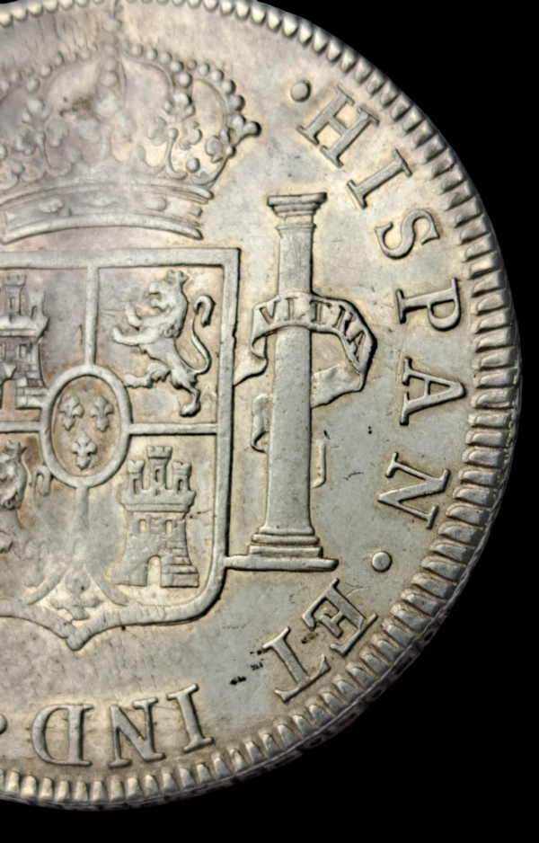 8 reales de Carlos III de 1772 México con ceca y ensayador invertidos - Imagen 8