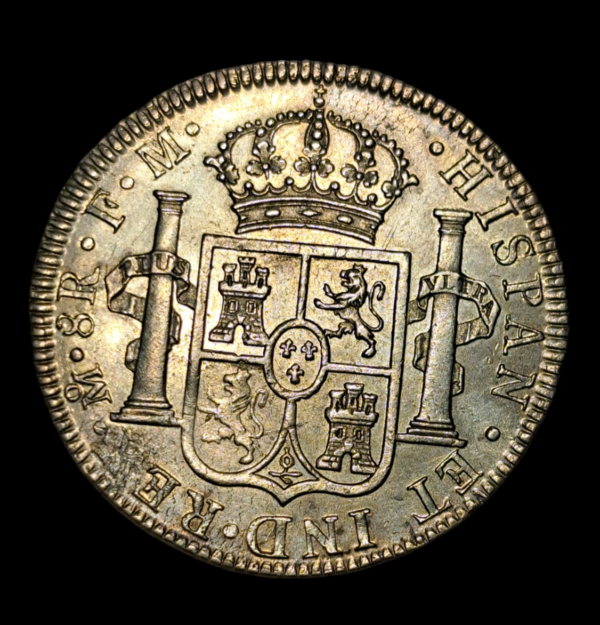 8 reales Carlos IIII con busto de Carlos III de 1790 México FM - Imagen 4