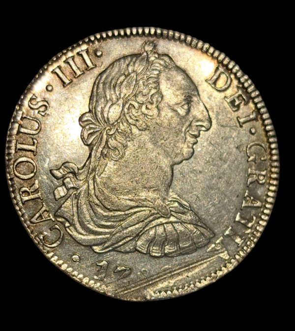 8 reales de Carlos III 1786 ceca Mexico FM