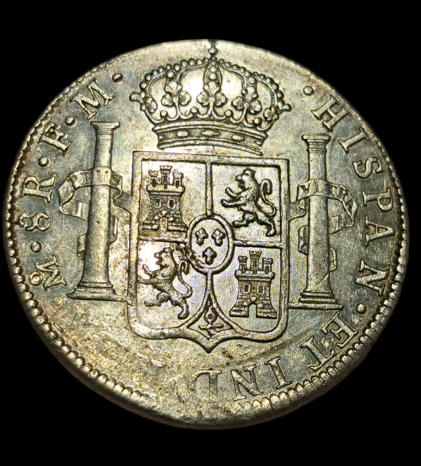 8 reales de Carlos III 1786 ceca Mexico FM - Imagen 6