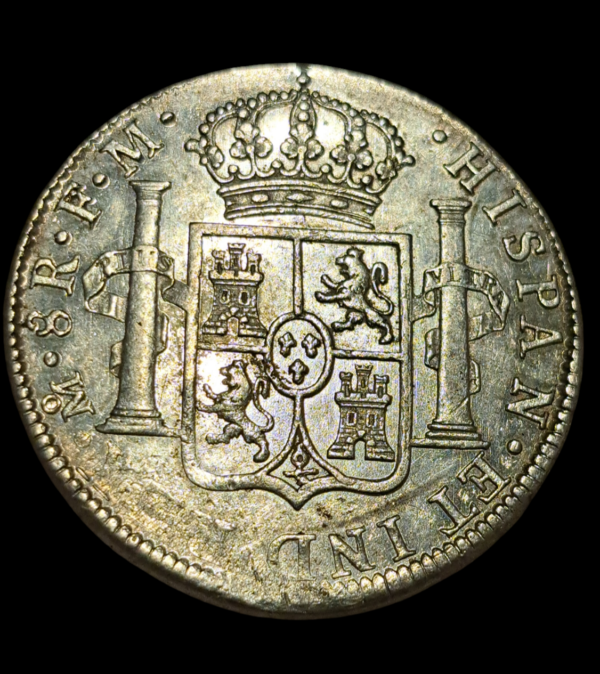 8 reales de Carlos III 1786 ceca Mexico FM - Imagen 7