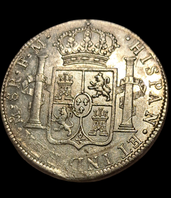 8 reales de Carlos III 1786 ceca Mexico FM - Imagen 2