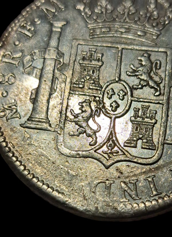 8 reales de Carlos III 1786 ceca Mexico FM - Imagen 9