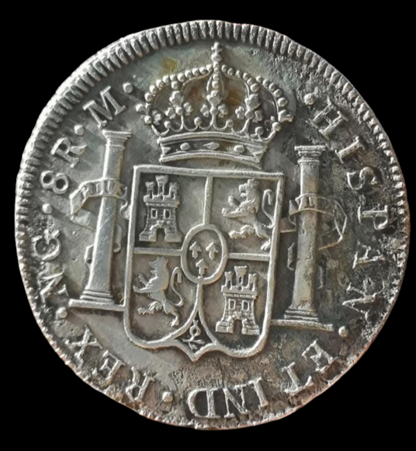 8 reales Carlos IIII 1803 Nueva Guatemala - Imagen 2