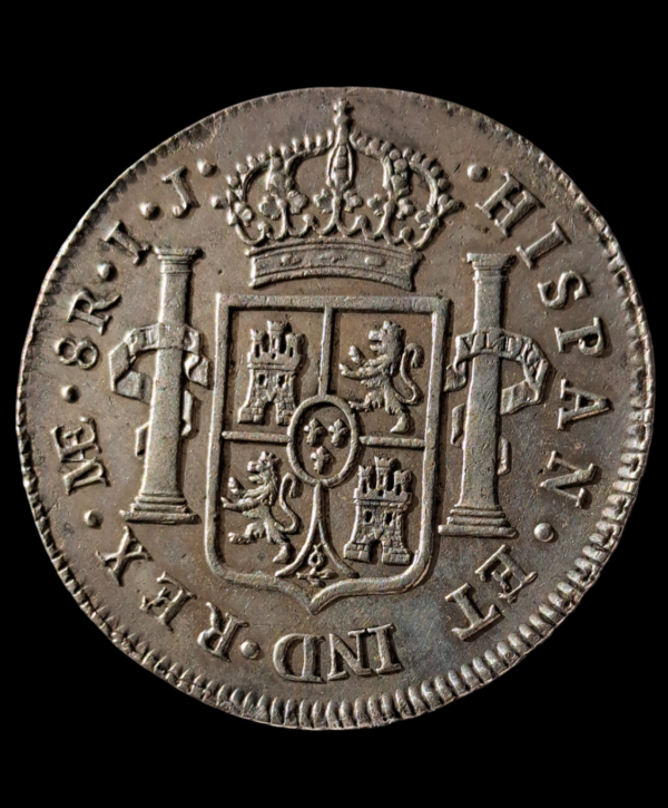 8 reales Carlos IV 1791 Lima con busto de Carlos III EBC+ - Imagen 4