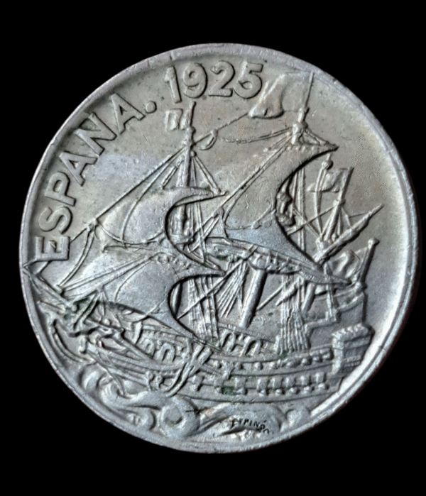 25 céntimos de 1925 de Alfonso XIII SC