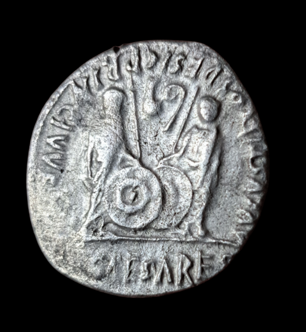 Denario de Augusto ( capachitos )( forrado ) - Imagen 2
