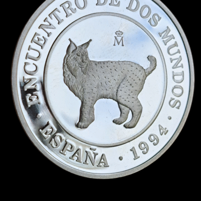 2000 pesetas Lince ibérico 1994 plata