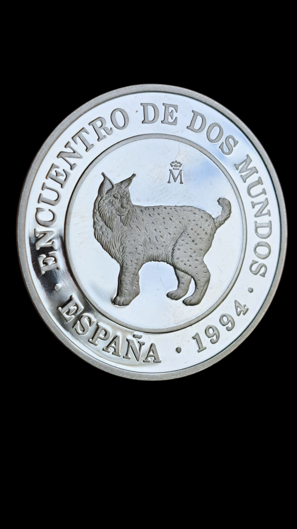 2000 pesetas Lince ibérico 1994 plata