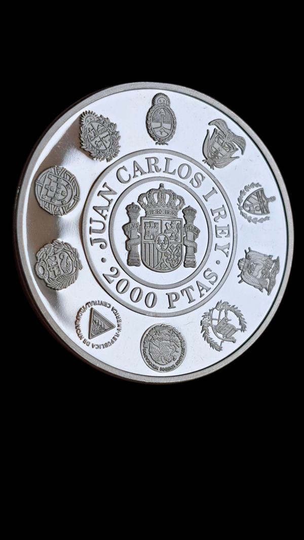 2000 pesetas Lince ibérico 1994 plata - Imagen 3