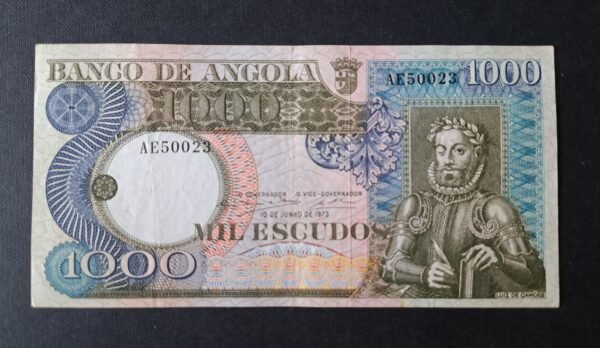 1000 escudos de Angola 1973