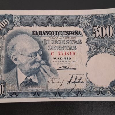 500 pesetas 1951 Mariano Benlliure