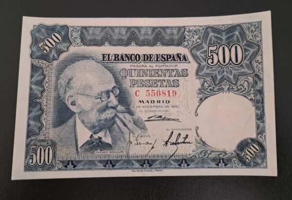 500 pesetas 1951 Mariano Benlliure