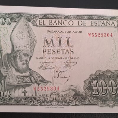 1000 pesetas 1965 San Isidoro SC-