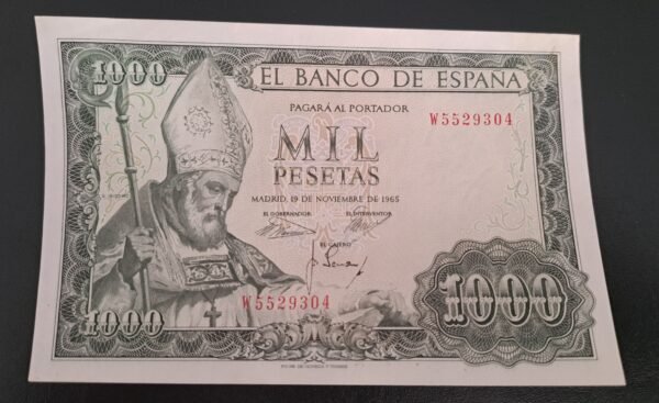 1000 pesetas 1965 San Isidoro SC-
