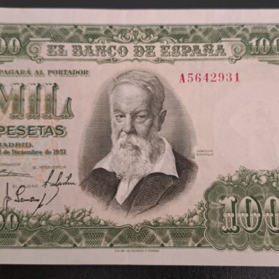 1000 pesetas 1951 Joaquin Sorolla EBC +