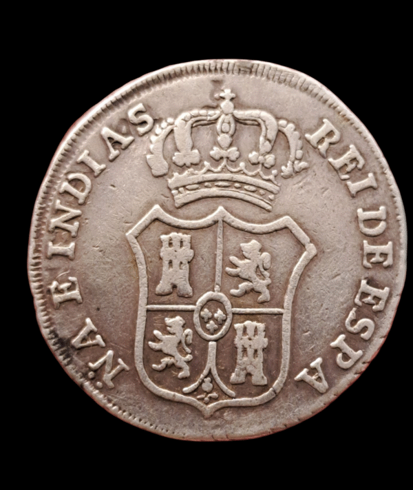 Modulo 2 reales. Medalla de proclamación de Fernando VII DE 1808 nuevo Reino de Nueva Granada - Imagen 3