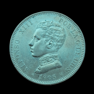 2 pesetas Alfonso XIII 1905 *19*05 SM V