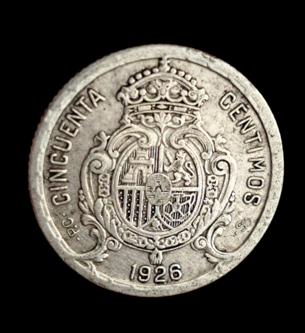 50 céntimos 1926 Alfonso XIII PC S - Imagen 3
