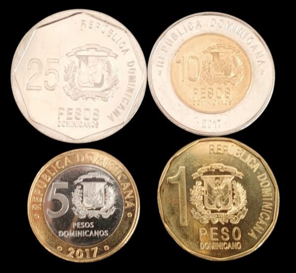 República Dominicana. Serie 4 valores SC - Imagen 3
