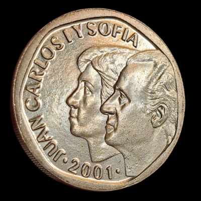 500 pesetas 2001 Juan Carlos I