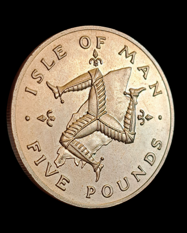 5 pounds Isla de Man 1981 virenium