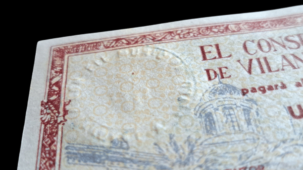 1 peseta Vilanova i la Geltru 1937 - Imagen 4