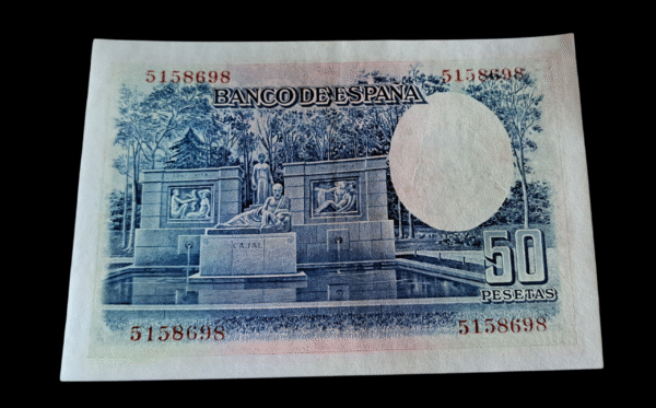 50 pesetas 1935 Rojo Santiago Ramon y Cajal - Imagen 3