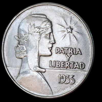 1 peso Cuba 1935 ABC