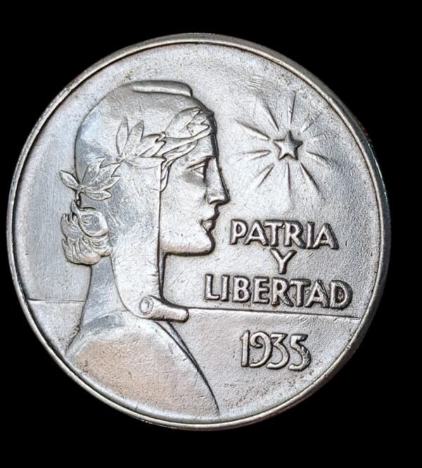 1 peso Cuba 1935 ABC