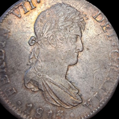 8 reales Fernando VII 1813 México EBC
