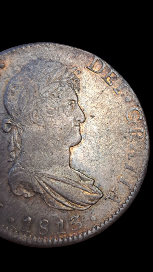 8 reales Fernando VII 1813 México EBC - Imagen 10