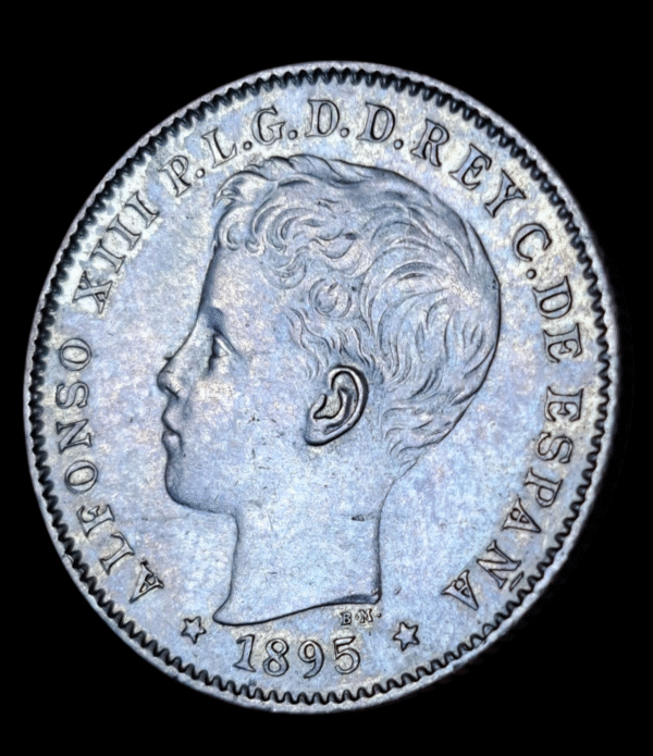 20 centavos 1895 PG L Alfosno XIII Puerto Rico