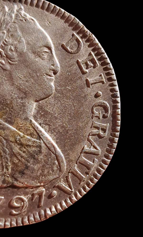 Moneda Colonial Española – 2 Reales Nueva Guatemala 1797 – Carlos IV - Imagen 5