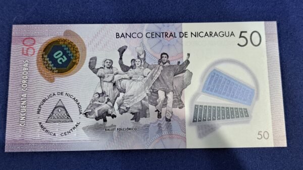 Billete 50 cordobas Nicaragua 2014 SC