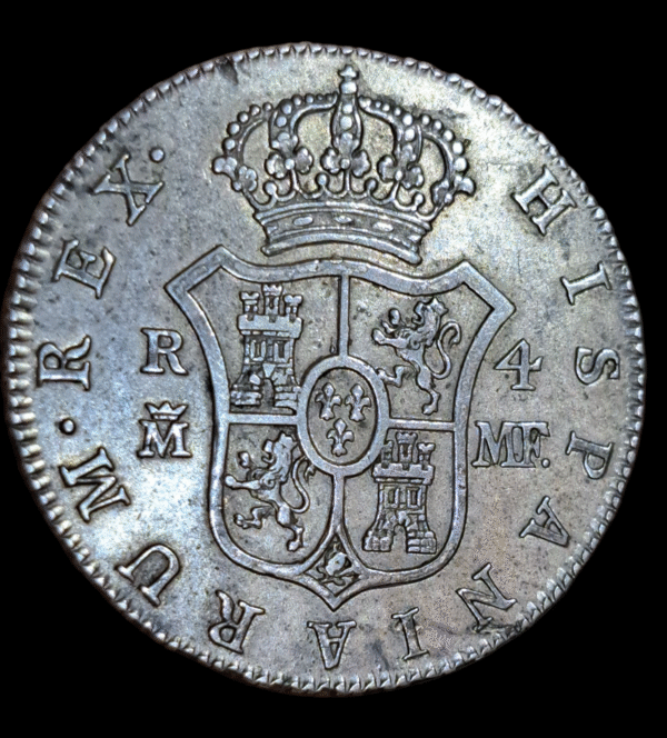 Moneda de 4 Reales de Carlos IV (Carlos IIII) – 1792, ceca de Madrid - Imagen 4