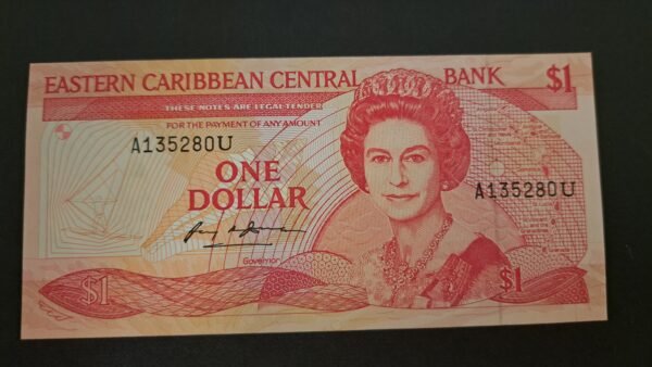 Santa Lucía 1 dollar 1985-1988