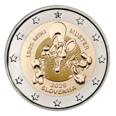 2 euros 2025 Miki Muster