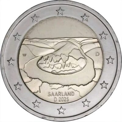 2 euros 2025 Estado de Sarre