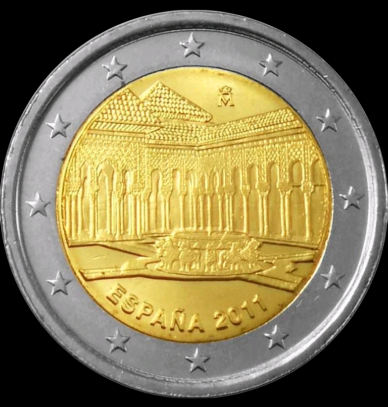 2011 - España - 2 euros - Alhambra Granada 8 2011