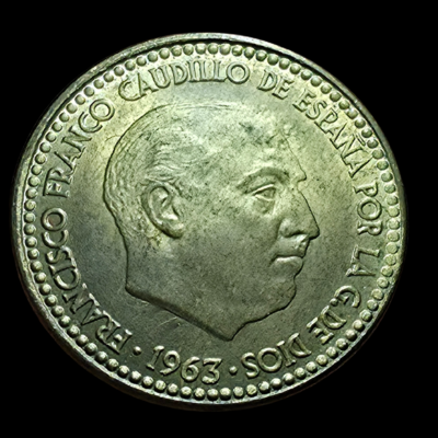 1 peseta 1963 *19*67, Franco. Estado español