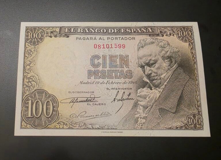 Billete 100 pesetas 1946 Goya sin serie EBC +