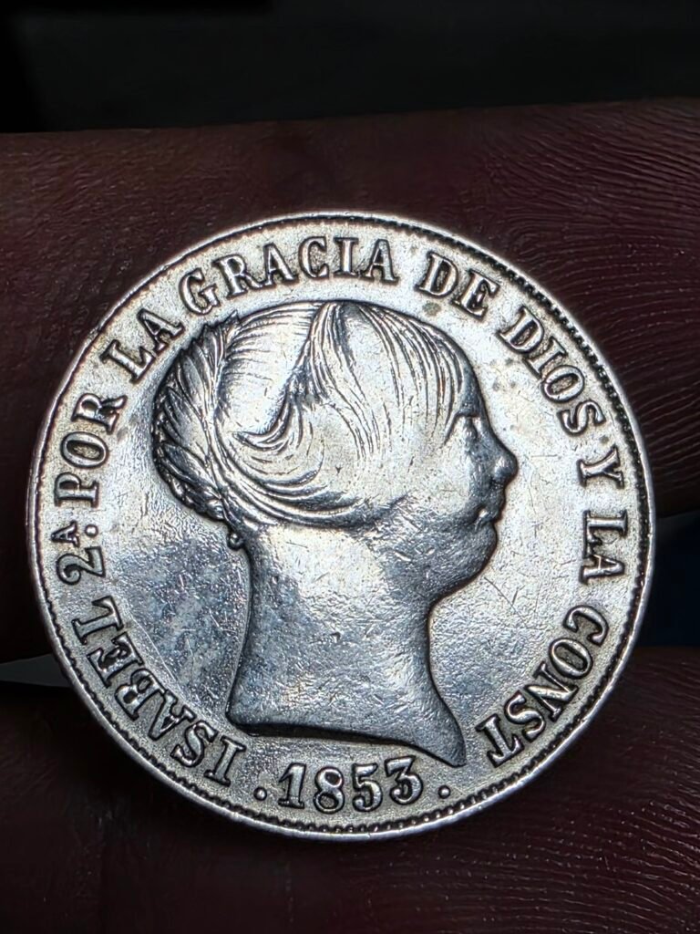 4 reales Isabel II 1853 Sevilla