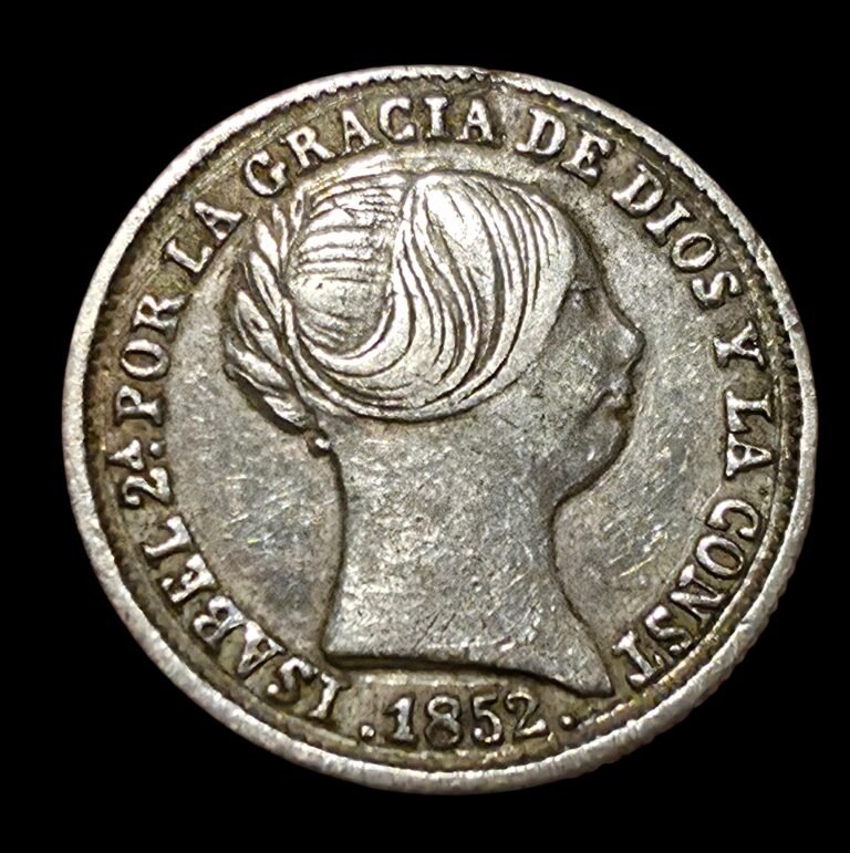 1 real de Isabel II 1852 ceca Sevilla