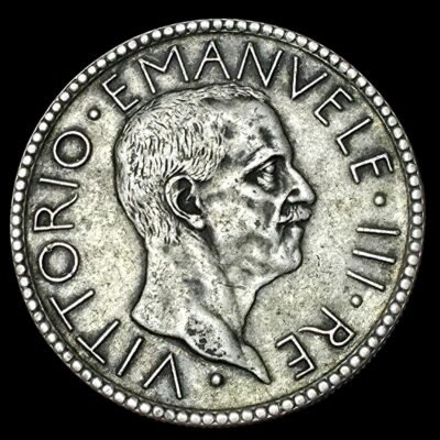 20 Liras Italia 1928 Victor Manuel III