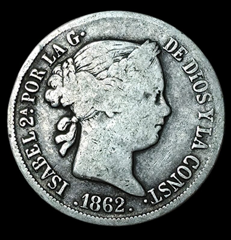 4 reales Isabel II 1862 Madrid