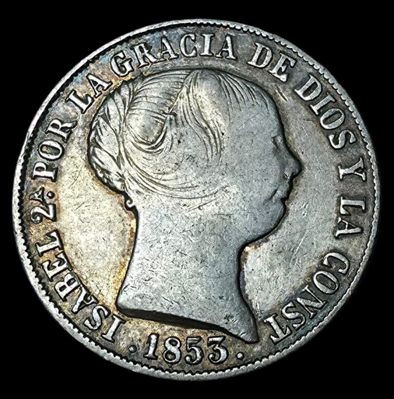 4 reales Isabel II 1853 Sevilla